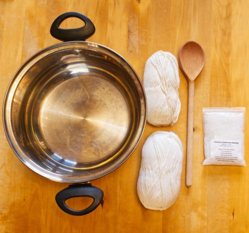 Basic tools for natural dyeing