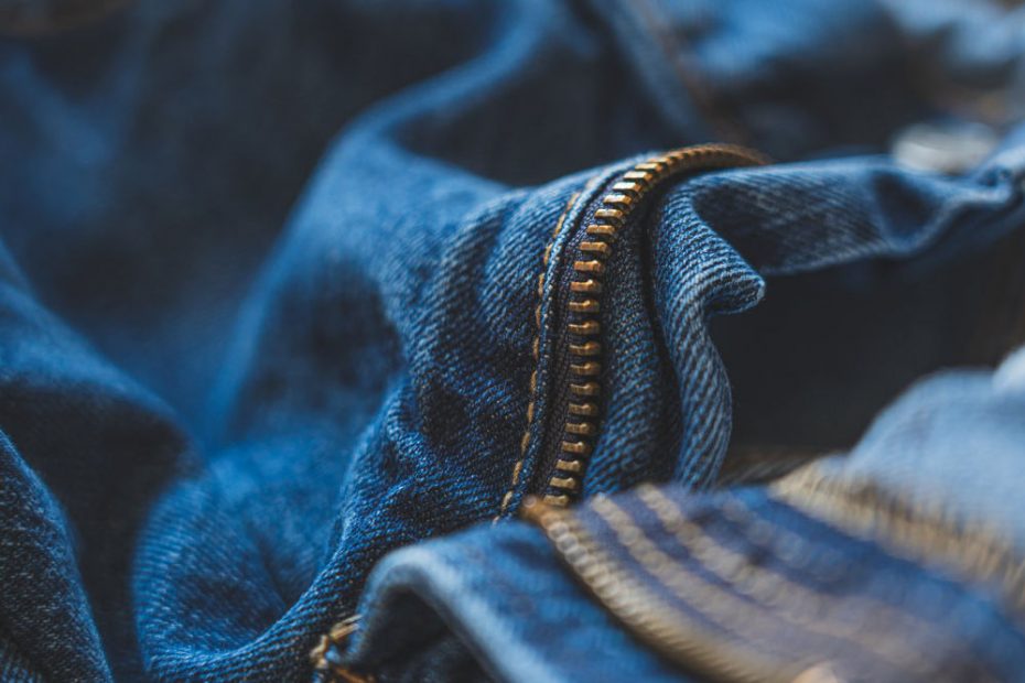 Sewing with zips is quite common, particularly jeans and trousers