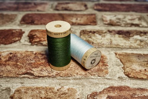 Organic cotton thread is a simple, sustainable switch to make so you can sew more sustainably